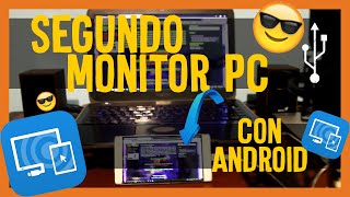 DUPLICAR PC en ANDROID  Segundo MONITOR para PC en ANDROID  Splashtop Wired XDisplay 2022 [upl. by Stacy]