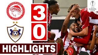 Olympiacos vs Qarabag FK 30 Extended HIGHLIGHTS  El Kaabi Goal  Europa League 2425 [upl. by Yesiad]