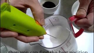 How To Make Latte Art with Mini Milk Frother [upl. by Adniuqal]