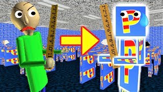 BALDI TRANSFORMS INTO PGHLFILMS Which is me  Baldis Basics MOD PghLFilmss Basics [upl. by Nnylrac591]