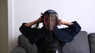 How to Wear Your Kendo Men The Finer Points [upl. by Ayital]