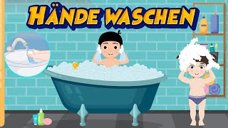 HÄNDE WASCHEN  BEWEGUNGSLIED 👐🎶 Schüttellied Official Music Video SING SONG Kinderlieder [upl. by Yenmor]