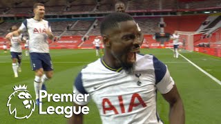 Serge Aurier opens fourgoal Tottenham lead v Manchester United  Premier League  NBC Sports [upl. by Anelrihs]