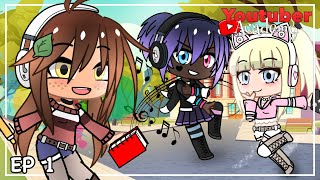 Youtuber Academy Ep1  Life as a Youtuber  Gacha Club Voice Acted Series [upl. by Noellyn]