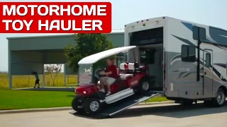 Motorhomes with Garages Best Toy Haulers  Outlaw RV Review [upl. by Etaner]