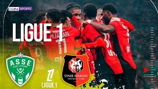 St Etienne vs Stade Rennes  Ligue 1 HIGHLIGHTS  020825  beIN SPORTS USA [upl. by Linus]