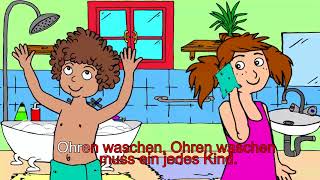 Hände waschen  Yleekids Deutsch lernen mit Kinderliedern [upl. by Odranar]