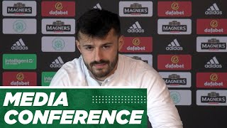 Full Celtic Media Conference Albian Ajeti 110221 [upl. by Ewell]