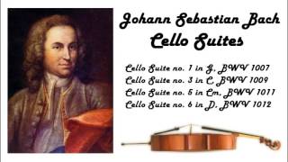 Johann Sebastian Bach  Cello suites in 432 Hz great for reading or studying [upl. by Enaitsirhc]