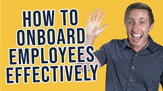 How To Onboard Employees Orientation Checklist [upl. by Liss]