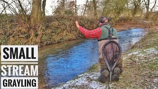 Small Stream BIG Numbers UK Fly Fishing For Grayling Fishing  Suspension Nymphing [upl. by Latsyrhk]