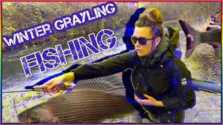 WINTER GRAYLING FLY FISHING UK [upl. by Hsekin837]