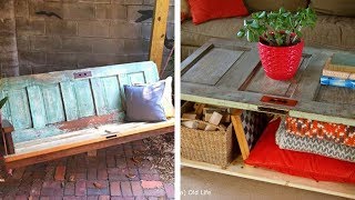 11 Creative Ways To Repurpose An Old Door [upl. by Lishe]