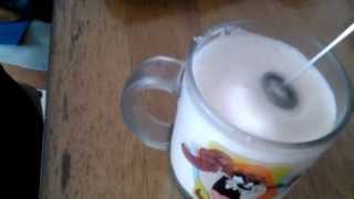 Aerolatte Review Frothing Cold Milk In Under 1 Minute [upl. by Onej]