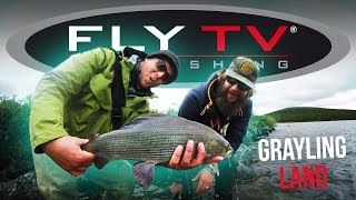 FLY TV  Grayling Land Fly Fishing for Big Grayling [upl. by Ahtimat]