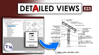 DETAILING Part 7  Detail Drawings in AutoCAD Architecture 2023 [upl. by Kruter]